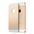 Protector de Pantalla Cristal Templado Trasera para Apple iPhone 5S Oro