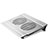 Soporte Ordenador Portatil Refrigeracion USB Ventilador 9 Pulgadas a 16 Pulgadas Universal M05 para Apple MacBook Pro 13 pulgadas (2020) Plata