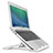 Soporte Ordenador Portatil Universal S02 para Apple MacBook Air 13 pulgadas Plata