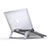 Soporte Ordenador Portatil Universal T10 para Huawei Honor MagicBook 14 Plata