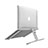 Soporte Ordenador Portatil Universal T12 para Apple MacBook Air 13 pulgadas (2020) Plata