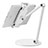 Soporte Universal Sostenedor De Tableta Tablets Flexible K04 para Apple iPad 2 Blanco