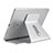 Soporte Universal Sostenedor De Tableta Tablets Flexible K21 para Apple iPad 10.2 (2020) Plata