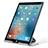 Soporte Universal Sostenedor De Tableta Tablets T25 para Apple iPad Air 5 10.9 (2022) Plata