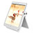 Soporte Universal Sostenedor De Tableta Tablets T28 para Apple iPad Air 5 10.9 (2022) Blanco