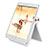 Soporte Universal Sostenedor De Tableta Tablets T28 para Samsung Galaxy Tab 2 7.0 P3100 P3110 Blanco