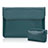 Suave Cuero Bolsillo Funda L01 para Samsung Galaxy Book Flex 13.3 NP930QCG Verde