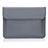 Suave Cuero Bolsillo Funda L04 para Huawei Matebook D14 (2020) Gris