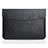 Suave Cuero Bolsillo Funda L06 para Apple MacBook Pro 15 pulgadas Negro