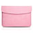 Suave Cuero Bolsillo Funda L06 para Apple MacBook Pro 15 pulgadas Retina Rosa