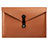 Suave Cuero Bolsillo Funda L08 para Apple MacBook Air 11 pulgadas Marron