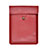 Suave Cuero Bolsillo Funda L09 para Apple MacBook Air 13.3 pulgadas (2018) Rojo