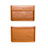 Suave Cuero Bolsillo Funda L14 para Apple MacBook 12 pulgadas Marron