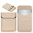 Suave Cuero Bolsillo Funda L19 para Apple MacBook Air 13 pulgadas (2020) Oro