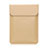 Suave Cuero Bolsillo Funda L21 para Apple MacBook 12 pulgadas Oro