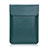 Suave Cuero Bolsillo Funda L21 para Apple MacBook Air 13 pulgadas (2020) Verde