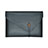 Suave Cuero Bolsillo Funda L22 para Apple MacBook 12 pulgadas Negro