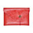 Suave Cuero Bolsillo Funda L23 para Apple MacBook Pro 15 pulgadas Retina Rojo