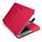 Suave Cuero Bolsillo Funda L24 para Apple MacBook Air 13 pulgadas (2020) Rosa Roja