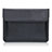 Suave Cuero Bolsillo Funda para Huawei Matebook 13 (2020) Negro