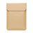 Suave Cuero Bolsillo Funda para Samsung Galaxy Book S 13.3 SM-W767 Oro