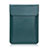 Suave Cuero Bolsillo Funda para Samsung Galaxy Book S 13.3 SM-W767 Verde