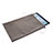 Suave Terciopelo Tela Bolsa de Cordon Carcasa para Samsung Galaxy Note 10.1 2014 SM-P600 Gris