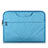 Suave Terciopelo Tela Bolsa Funda S03 para Huawei Matebook X Pro (2020) 13.9 Azul Cielo