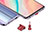 Tapon Antipolvo USB-B Jack Android Universal H02 Rojo