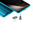 Tapon Antipolvo USB-C Jack Type-C Universal H03 para Apple iPhone 15 Pro Gris Oscuro