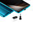 Tapon Antipolvo USB-C Jack Type-C Universal H03 para Apple iPhone 15 Pro Negro