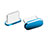 Tapon Antipolvo USB-C Jack Type-C Universal H06 para Apple iPhone 15 Azul