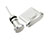 Tapon Antipolvo USB-C Jack Type-C Universal H09 para Apple iPad Air 5 10.9 (2022) Plata
