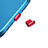 Tapon Antipolvo USB-C Jack Type-C Universal H14 para Apple iPad Pro 12.9 (2021) Rojo
