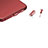Tapon Antipolvo USB-C Jack Type-C Universal H17 para Apple iPad Pro 11 (2021) Rojo