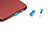Tapon Antipolvo USB-C Jack Type-C Universal H17 para Apple iPad Pro 11 (2022) Azul