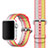 Tela Correa De Reloj Pulsera Eslabones para Apple iWatch 2 42mm Rojo