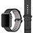 Tela Correa De Reloj Pulsera Eslabones para Apple iWatch 38mm Negro