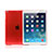 Ultra-thin Transparente Mate Case para Apple iPad Mini 3 Rojo