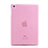 Ultra-thin Transparente Plastico Back Cover para Apple iPad Mini 3 Rosa