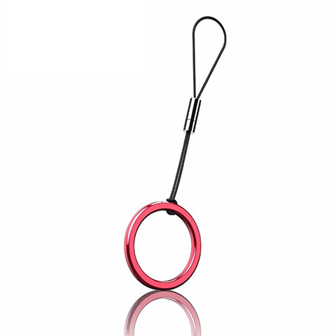 Acollador Cordon Lanyard con Anillo R02 Rojo