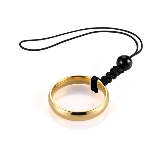 Acollador Cordon Lanyard con Anillo R03 Oro