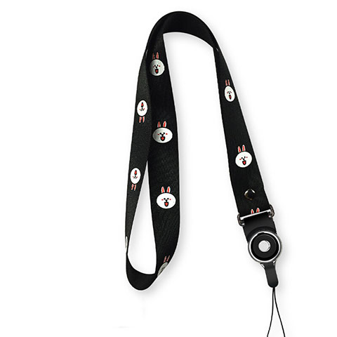 Acollador Cordon Lanyard K02 Negro