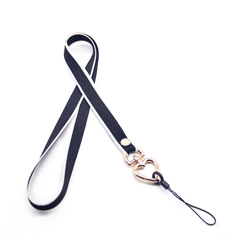 Acollador Correa de Cuello Cordon Lanyard N06 Negro