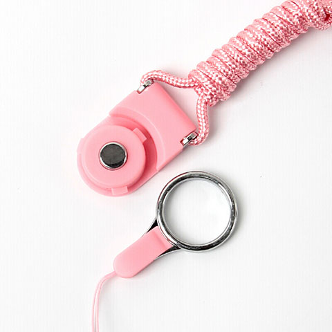 Acollador Correa de Cuello Cordon Lanyard Rosa