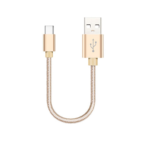 Cable Type-C Android Universal 30cm S05 para Apple iPhone 15 Pro Max Oro