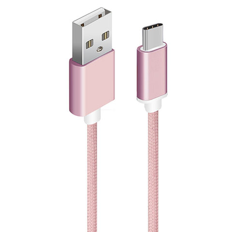 Cable Type-C Android Universal T04 Rosa