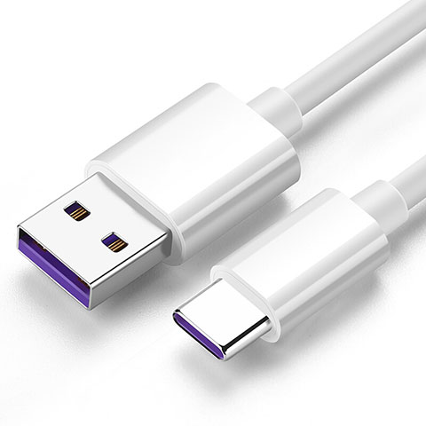 Cable Type-C Android Universal T06 para Apple iPad Pro 11 (2022) Blanco