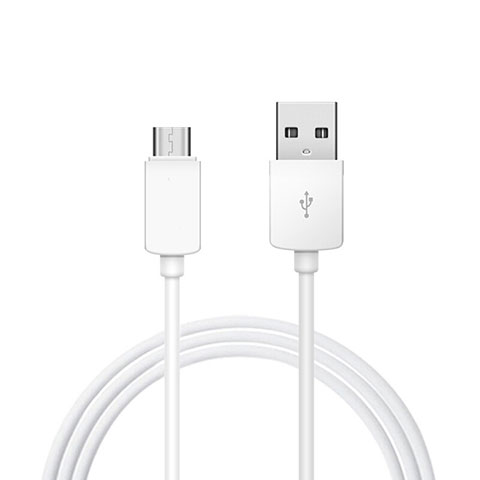 Cable Type-C Android Universal T18 para Apple iPad Pro 12.9 (2021) Blanco