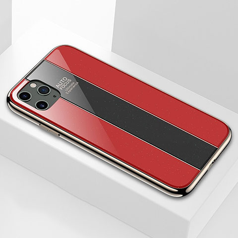 Carcasa Bumper Funda Silicona Espejo F01 para Apple iPhone 11 Pro Max Rojo